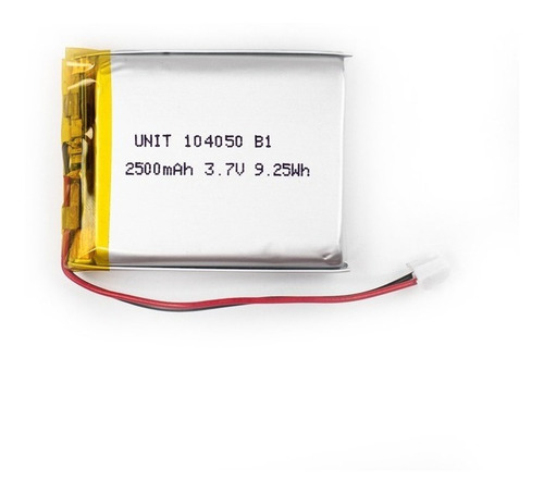 2500mah Bateria Recargable Lipo 104050 3.7v 50x40x10 Mm