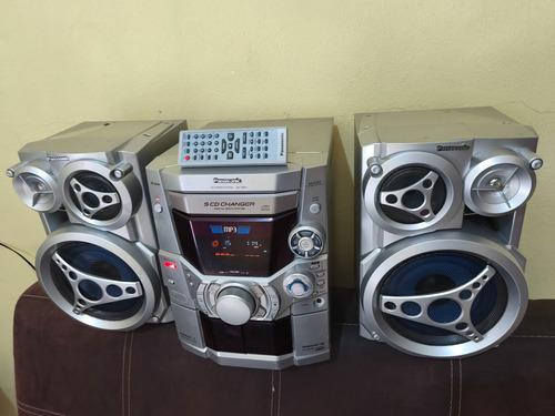 Minicomponente Panasonic Sa-tm41 Plateado (Usado)