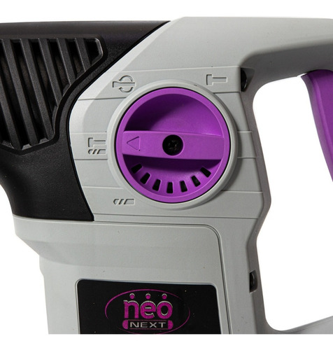 Rotomartillo electroneumático Neo Next RM 1232 negro, gris y violeta frecuencia de 50Hz con 950W de potencia 220V