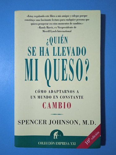 Libro Fisico Quién Se Ha Llevado Mi Queso? / Spencer Johnson