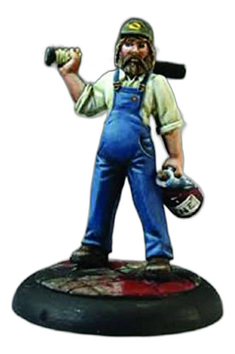 Figura Miniatura De Rpg Billy Joe, Cazador De Zombis #50291 De Chronoscope