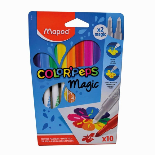 Marcadores Maped Color Peps Magic X 12 X2uni