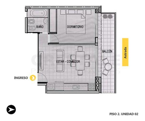 Venta Departamento 2 Dormitorios Rosario