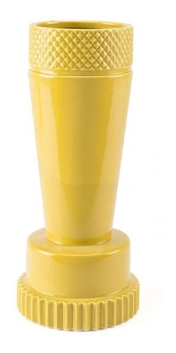 Imagen 1 de 7 de Jarron Modelo Inca Grande - Amarillo Këssa Muebles.