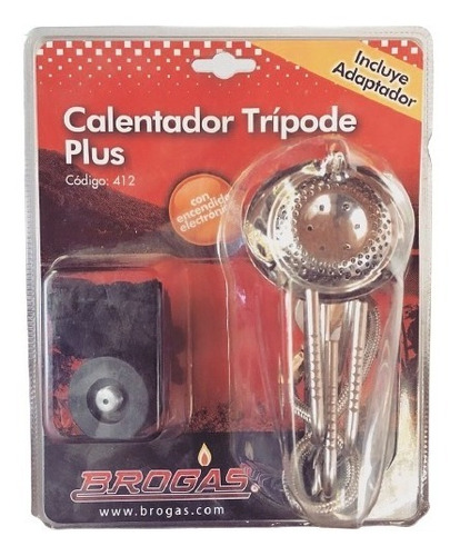 Calentador Brogas Plus Tripode Encendido Elect. Mod 412