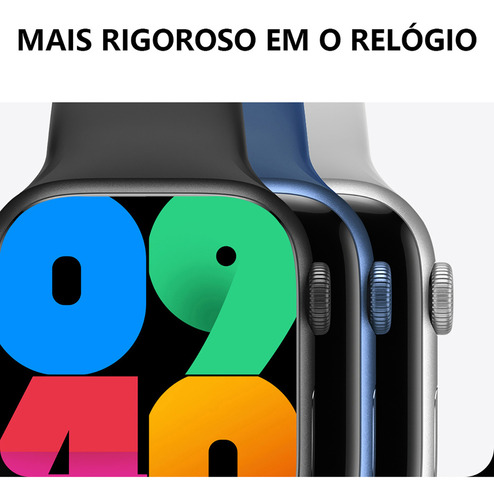 Relógio Smartwatch W29 Pro Series 9 2024 Caixa Preto Pulseira Preto Bisel Preto Desenho da pulseira Liso
