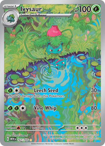 Pokémon Tcg: 151 - 167/165 - Ivysaur
