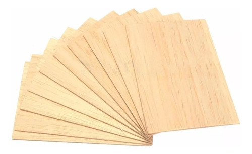 Madera De Pino Aeromodelismo 150mm X 100mm X 2mm Ph Ventas