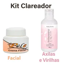 Comprar Kit Creme Clareador Nova Pele + Clareador Axilas Virilhas