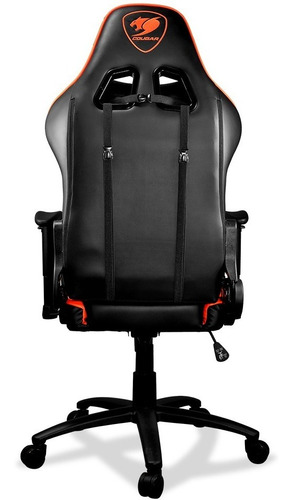 Imagen 4 de 8 de Silla Gamer Cougar Armor One Negro/naranja 120kg, Reclinable