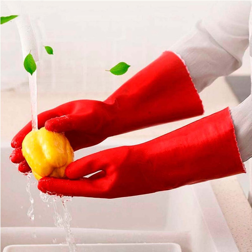 Guantes Latex Limpieza Domestica Uso Rudo Unitalla Reforzado