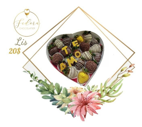 Imagen 5 de 10 de Arreglos Frutales, Ramos De Frutas, Fresas Con Chocolate