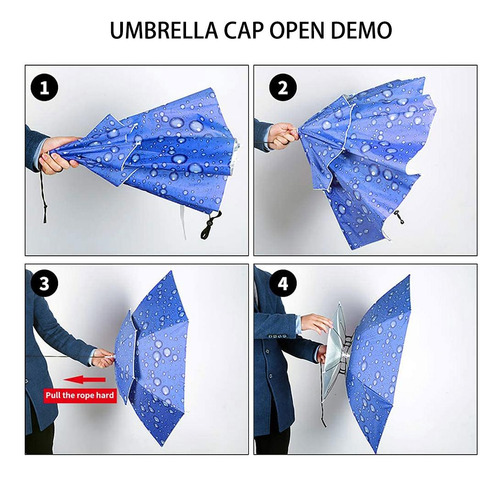 Chapéu De Guarda-chuva De Pesca, Cabeça Externa, Cabeça Dobr