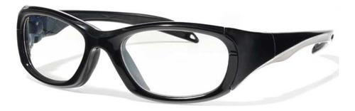 Goggles Deportivos Recspecs Morpheus 2 1 Shiny Black Silver Lente Transparente Armazón Shiny Black/silver Strip Talla Large/xl