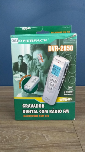 Gravador De Voz Powerpack Dvr-2850