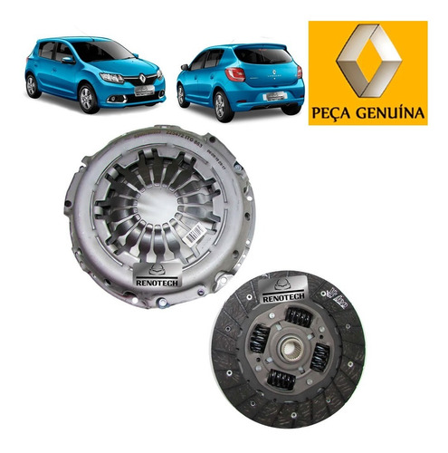 Kit Embreagem Plato Disco Sandero Ii 1.6 14 Acima 302050901r