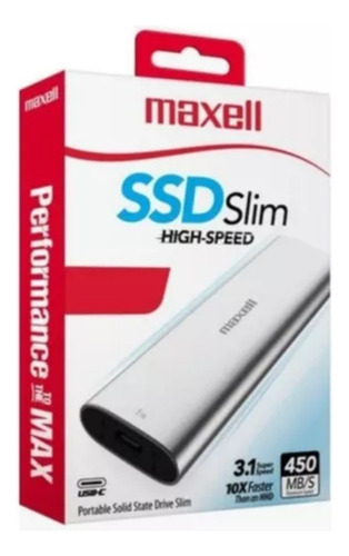 Disco Solido De Almacenamiento Portátil 2tb Usb 3.2 Maxell 