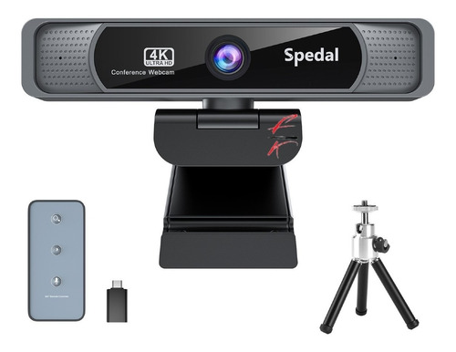 Câmera Webcam Spedal Streaming Ff931 Hd 4k 120 Graus Cor Preto