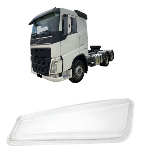 Vidro Farol Auxiliar Caminhão Volvo Fh 13 Fm 13 L/d