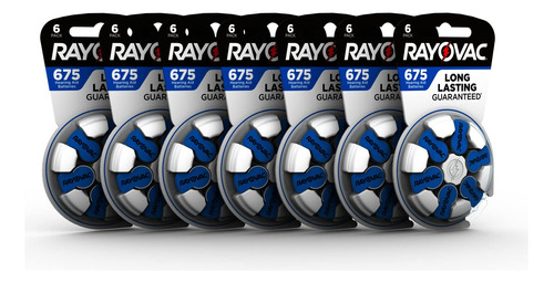 Rayovac Baterias Para Audifonos Tamano 675, 42 Unidades