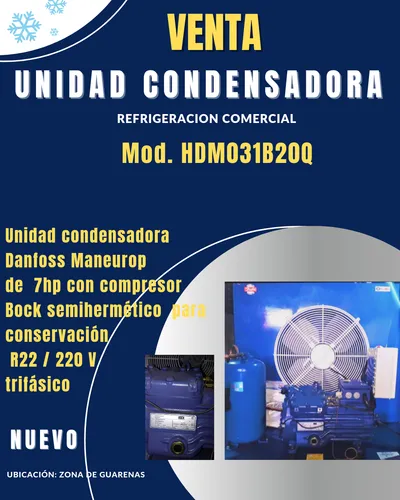 comprar Unidad Condensadora  Danfoss Maneurop 7hp