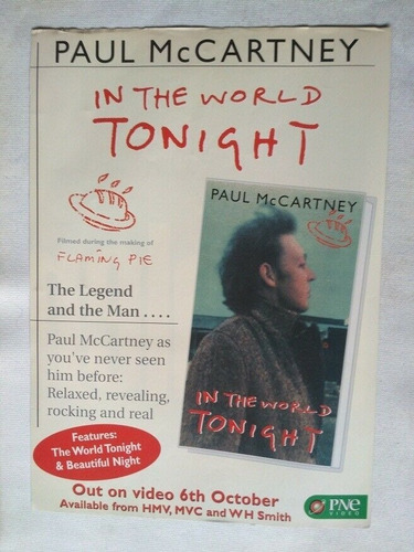 Paul Mccartney - In The World Tonight 1 Hoja (q Uk) 