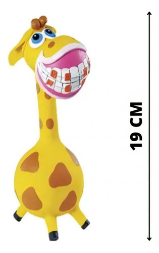 Brinquedo De Apertar Latoy Moderdor Latex Disney 100%natural Girafita