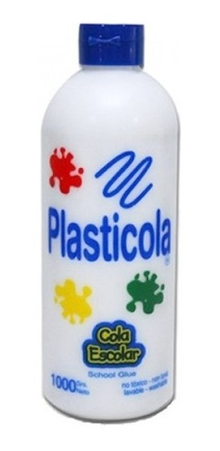 Plasticola 1 Litro 1000g Adhesivo Vinilico Cola Blanca