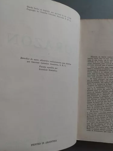 CORAZON DIARIO DE UN NIÑO. AMICIS EDMONDO DE. Libro en papel