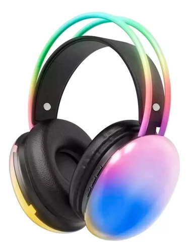 Auricular Leds Wireless V5.3 Vincha (color Negro) Color Negro