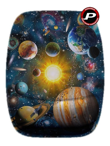 Mouse Pad Ergonomico Planetas Espaço Universo Sol Estrelas