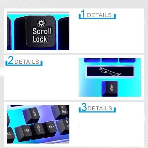 Teclado Gamer Barato G21 De Membrana Con Luces