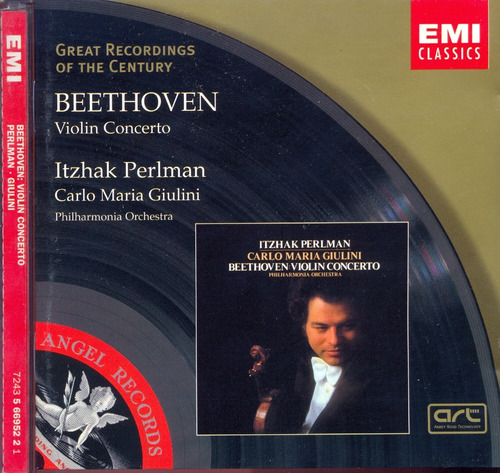 Cd Great Recordings Of The Century Beethoven Violin Concerto