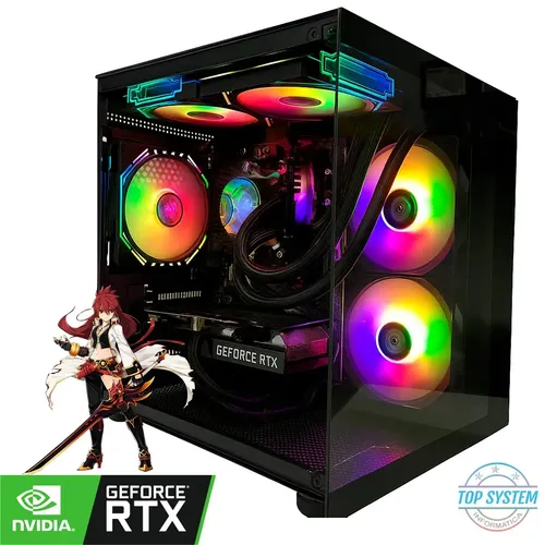 PC GAMER TOP SYSTEM INFORMÁTICA RYZEN 7 5700X, RTX 5060 8GB, 16GB RAM, SSD 500GB NVME, 600W 80 PLUS