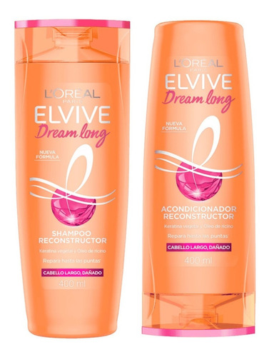 Shampoo Y Acondicionador Elvive Dream Long 400ml