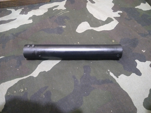Rifle Shark Supresor De Sonido Para Cañón Sin Rosca Negro 55 Mm