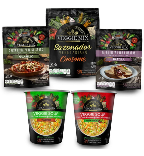 Veggie Mix Starter Kit, Consome Vegetariano, Salsas Y Sopas