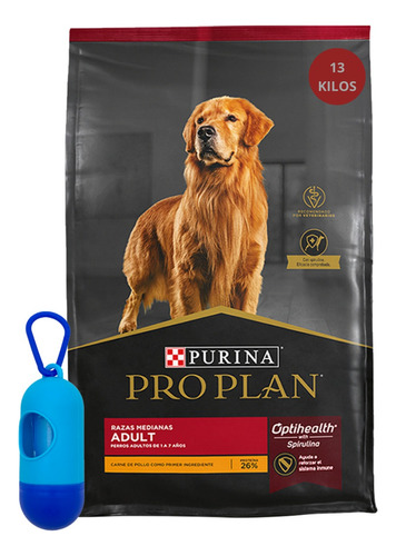 Pack Pro Plan Optihealth Adulto Razas Medianas 13kg + Regalo