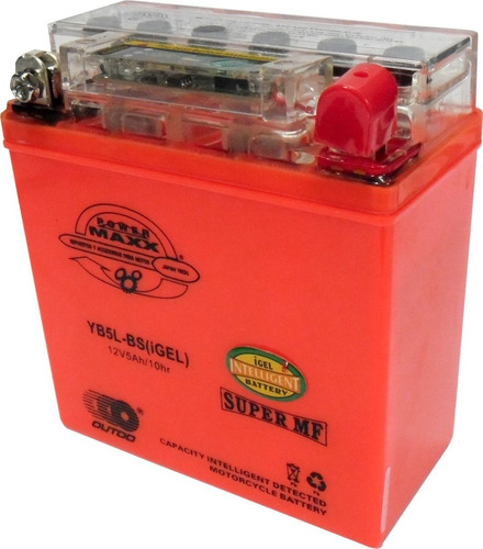 Imagen 1 de 2 de Bateria Gel 12v /yumbo C110/max110/px110/125 New Crypton