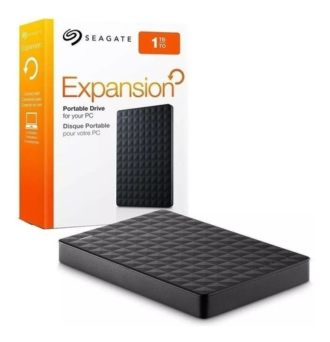 Disco duro externo Seagate Expansion STEA1000400 1TB negro