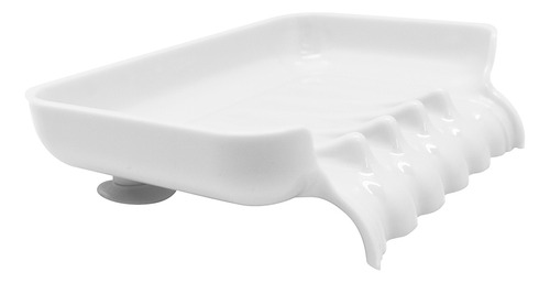 Jabonera Con Escurridor Bath Styles Color Blanco