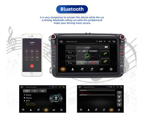 Lebeeaudio Estereo Android Gps Jetta Mk6 Bora Tiguan Golf Vw + Carplay