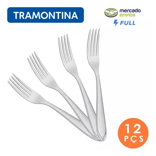 Garfo de Mesa Tramontina Laguna em Aço Inox de Qualidade em Promoção