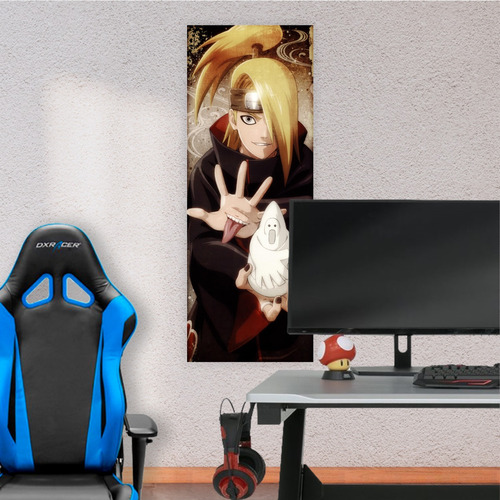 Imagen 1 de 8 de Cuadro Grande De Anime Deidara Akatsuki - Animeras