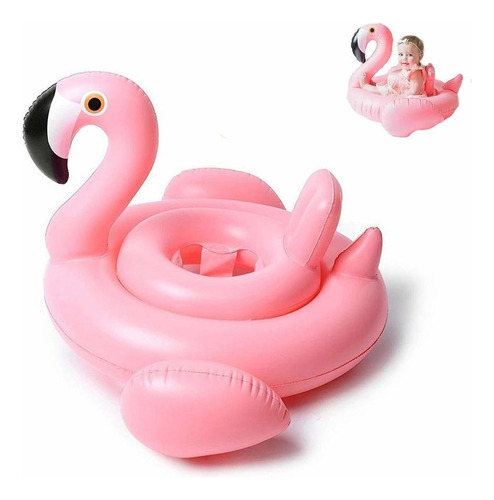 Inflable Para Piscina Loveyikee Flamingo Rosa Blanco Cis Flb