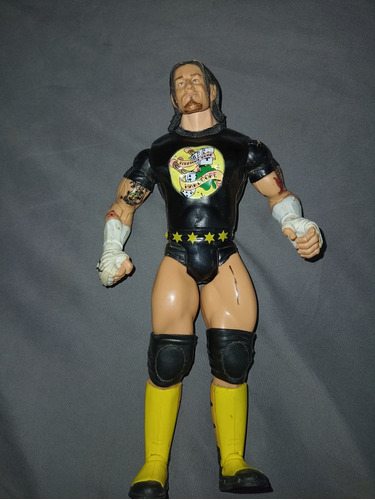 Wwe Luchador Básico Cm Punk Straight Edge Jakks Pacific Orig