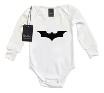 Comprar Body Bebe Manga Larga Batman Diseño Art Logo - Psba9
