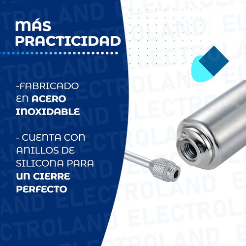 Jeringa Inyector Gastronomica Adobo Marinar Carne Acero Inox