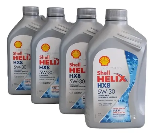 Shell Helix Hx8 5w-30 Kit Com 4 Unidades 1l | Frete grátis