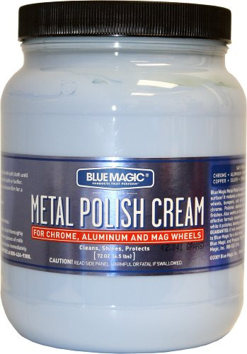Blue Magic 550-02pk Crema Para Pulir Metales, 1,89 Litros, (